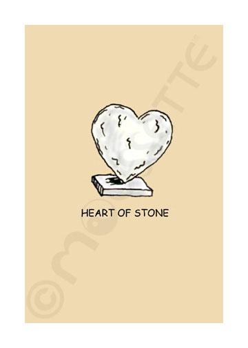 HEART OF STONE card