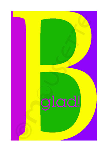 B glad card