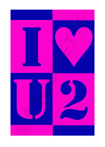 i love u 2 card, #3 card