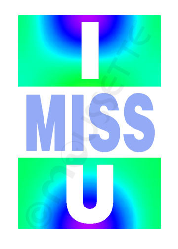 i miss u, #2 card
