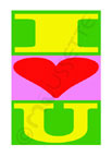 i love u, #4 card