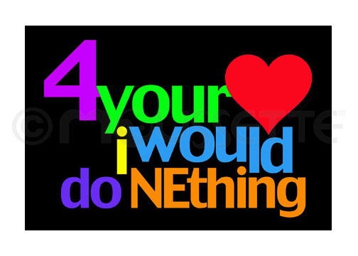 3 your love i would do NEthing card