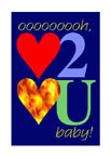 ooo love 2 love baby card