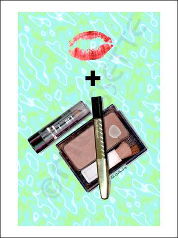 Kiss + Make Up! card