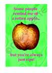 Just ripe greeting card