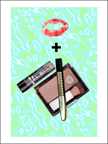 Kiss + Make Up greeting card